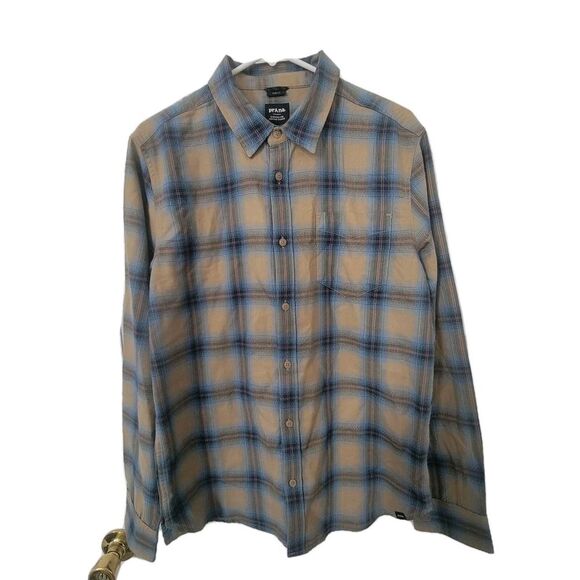 Prana Other - prAna Los Felix Flannel Shirt Button Up Sustainable Materials‎ Men's Medium Slim